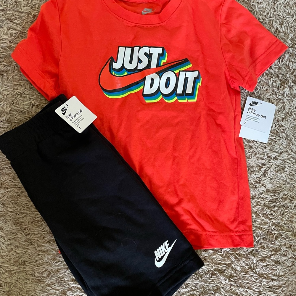 Nike Kids' Red 2-Piece Set